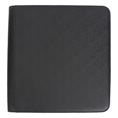 Zip Trading Card Album PU and PP Transparent 480 Cards Black Waterproof Trading Album Display Holder for Gaming Cards