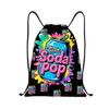 2026 Drawstring Fitness Bag Hunter Witch Team Sports Backpack Kpop Cartoon Storage Outdoor Daypack