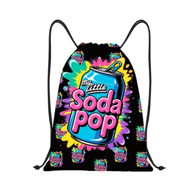 2026 Drawstring Fitness Bag Hunter Witch Team Sports Backpack Kpop Cartoon Storage Outdoor Daypack