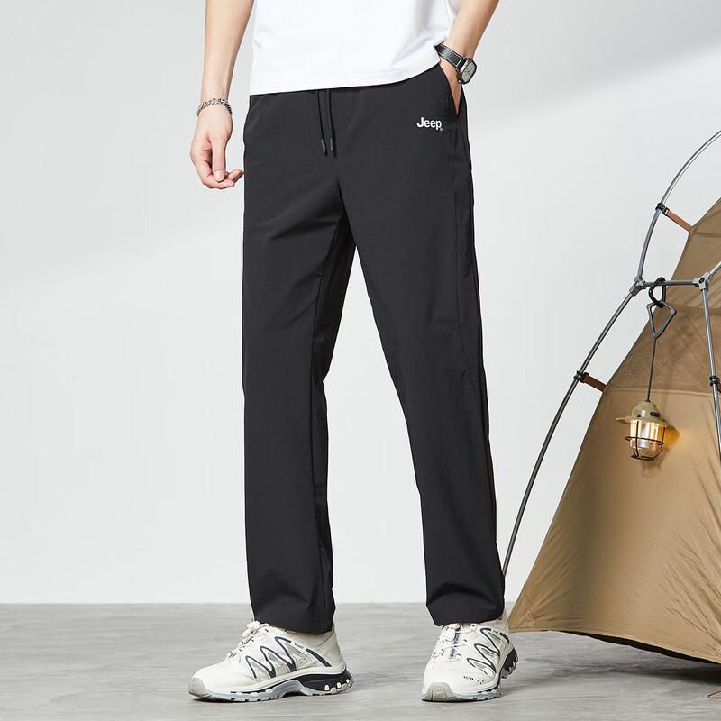 JEEP Men's Lightweight Breathable Straight-Leg Outdoor Sport Pants