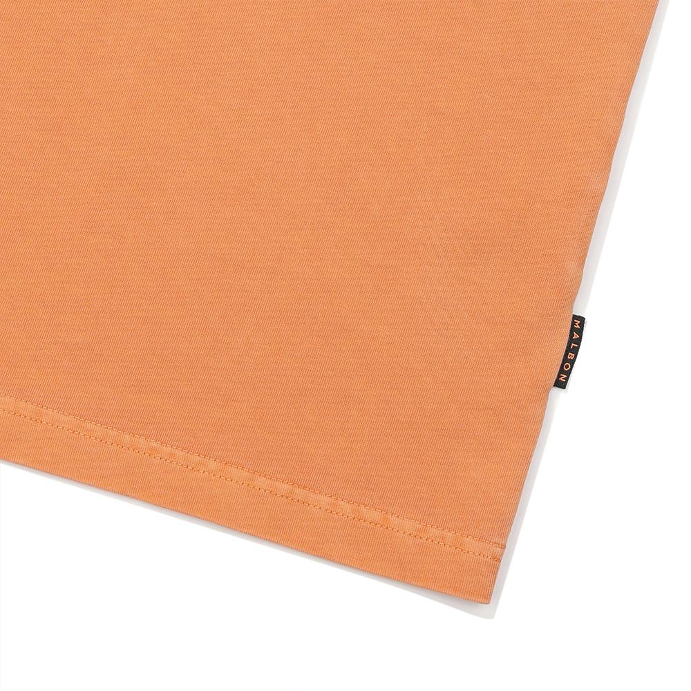 MALBON GOLF Antilles Pigment Round T-Shirt Orange