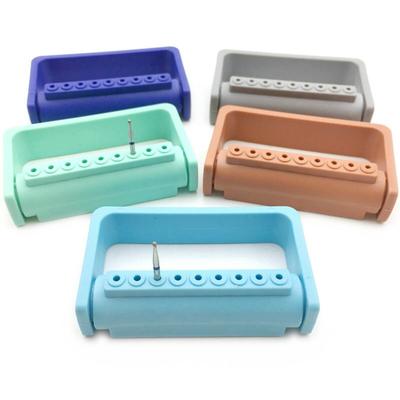 1 adet 9 Delik Diş Elmas Bur Tutucu Standı Otoklavlanabilir Diş Dezenfeksiyon Organizatör 1.6 MM Diş Hekimliği Enstrüman