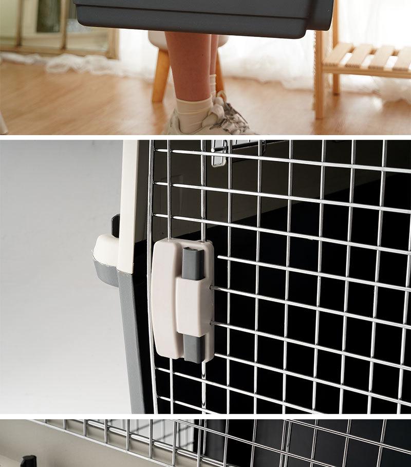 XDPC Xinding Pet Airline Crate: Durable Plastic Carrier with Iron Window for Cats & Dogs, Air China Approved