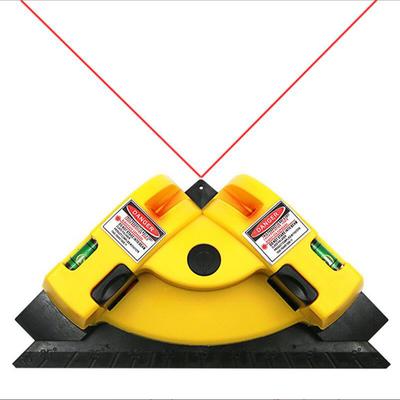 Right Angle 90 Degree Laser Level Laser Measurement Professional Laser Level Meter Construction Tool for Tile Work Woodworking
