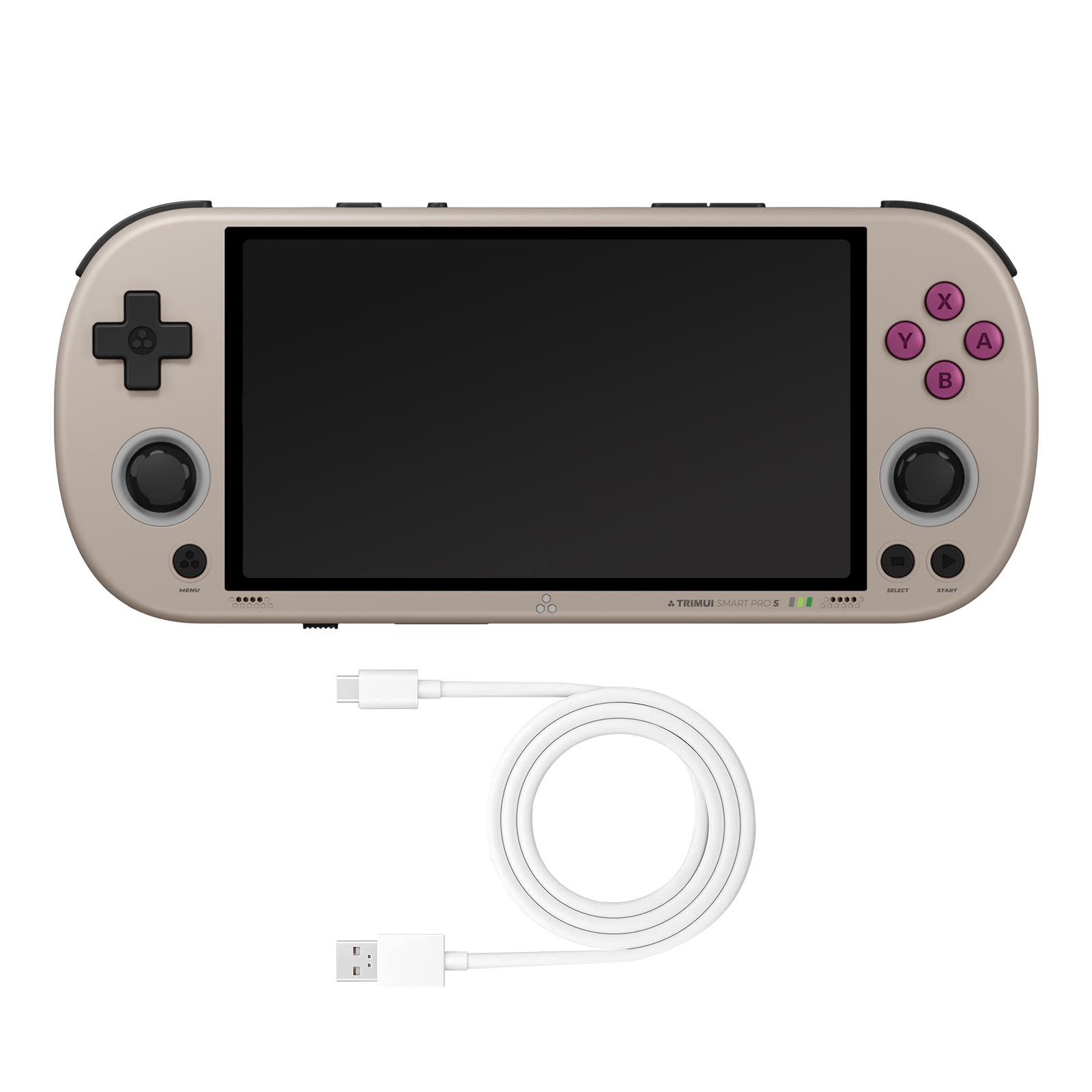 

Emulator Portable Console for TrimUI Smart Pro S Handheld Game Players Emulator 4.96 Inch 720p HD IPS Screen Linux System серый