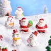 Santa & Snowman Micro Landscape DIY Bonsai Ornament - Christmas Gift Decoration