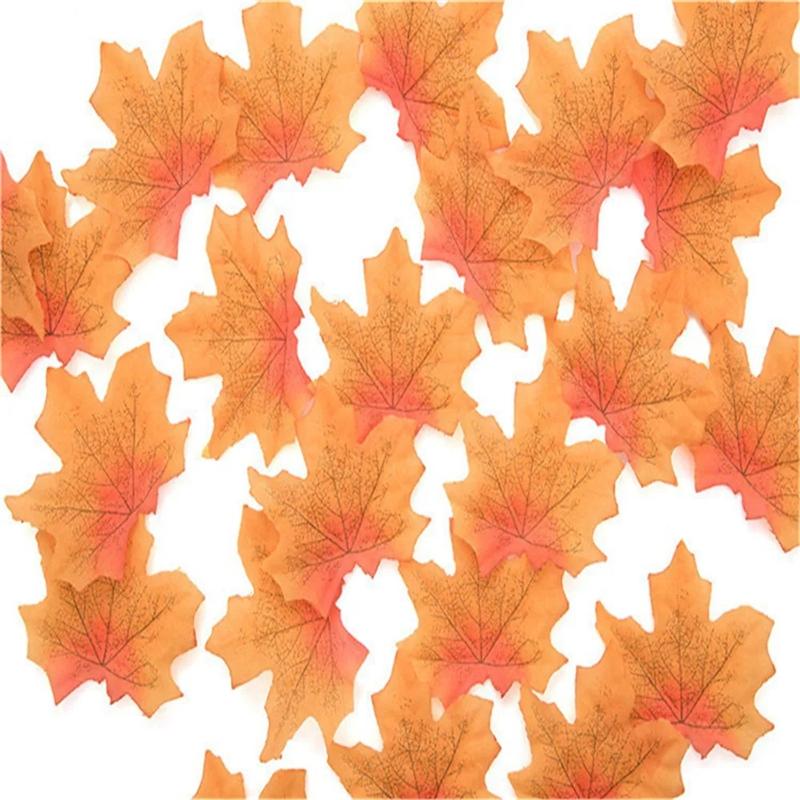 

1/2Pcs Christmas Artificial Foam Pumpkin Decoration Autumn Pumpkin Maple leaf DIY Craft Home Room Halloween Thanksgiving Decor