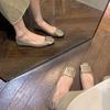 Spring Summer Shoes Women Ballerina Flats Elegant Office Ladies Brand Single Shoes Soft Plus Size 42 Red Black Plus Size 42