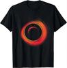 Schwarzes Loch Physik Universum Physik Astrophysiker T-Shirt Lustig Astronomie Wissenschaft Oberteile für Damen Baumwolle Kurzarm Tee