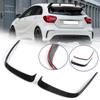 Rhyming Car Rear Bumper Splitter Spoiler Canards Vent Trim Fit For Mercedez Benz W176 A200 A250 A45 AMG Hatchback 2013 -