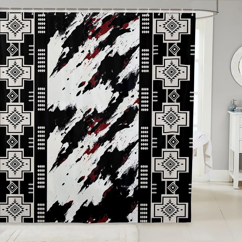 Japanese Style Bathroom Accessories Dragon Shower Curtain Magical Animals Bath Curtain Western Wildlife Theme Bathroom Sets