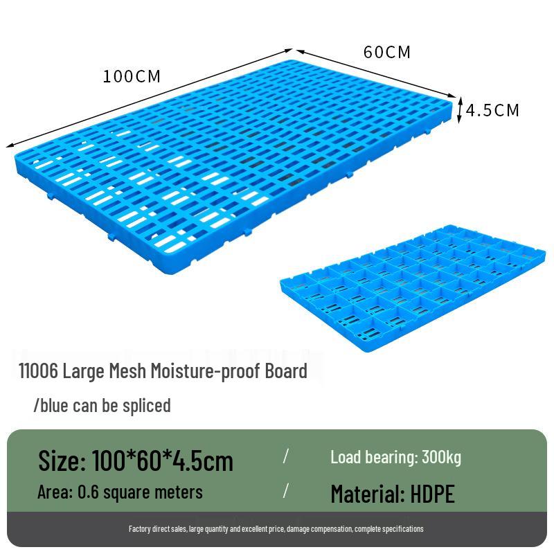 Vodotěsná plastová paletová mřížková podlahová rohož pro domácí mazlíčky a sklady