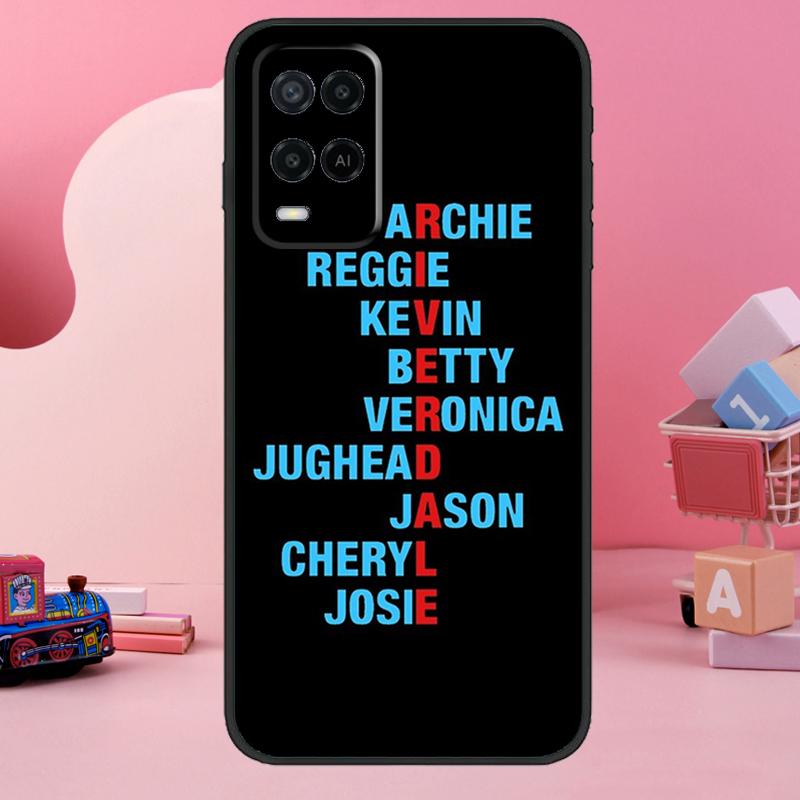 Riverdale Case For Oppo A74 A94 A54 A17 A57 A77 A76 A16 A96 A18 A60 A80 A40 A38 A58 A78 A98 A15 A5 Pro