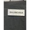Balenciaga Black 518184 Back Logo Opera Raincoat Coat 34 blackUsed