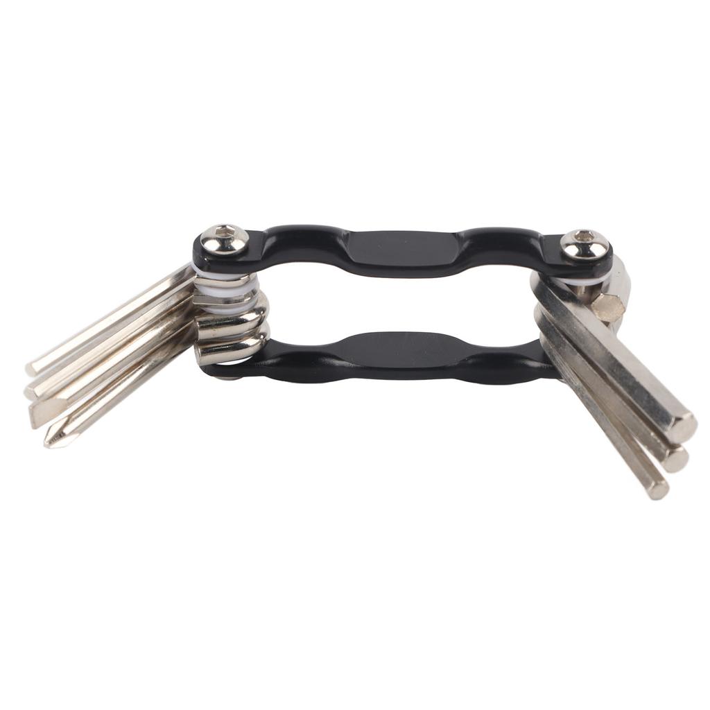 Portable 7 in 1 Multifunctional Cycling Bike Repair Tool Set Wrench Screwdriver ToolsBlack