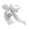 Aesthetic Keychain Charms,Lace Pearls Bows Bag Charm Pendant Sweet Heart Bows Keychain Charms Hanging Ornament for Women