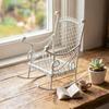 1/3Pcs Dollhouse Garden Display Ornament Prop Accessory Miniature Table Chair Model Tiny Home Decor Iron Furniture