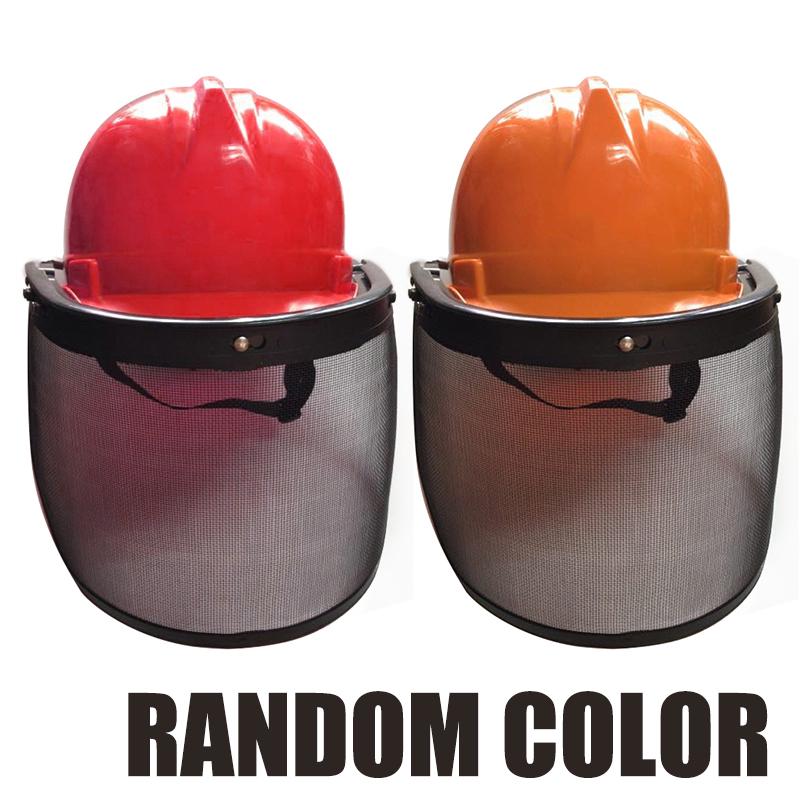 Chainsaw Safety Helmet Face Shield Protection With Mesh Visor For Stihl Trimmer