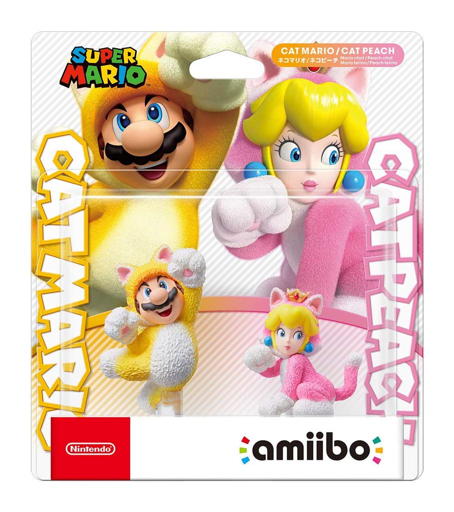 Amiibo dvojitá sada Mario [Neko Mario/Neko Peach] (Super série)