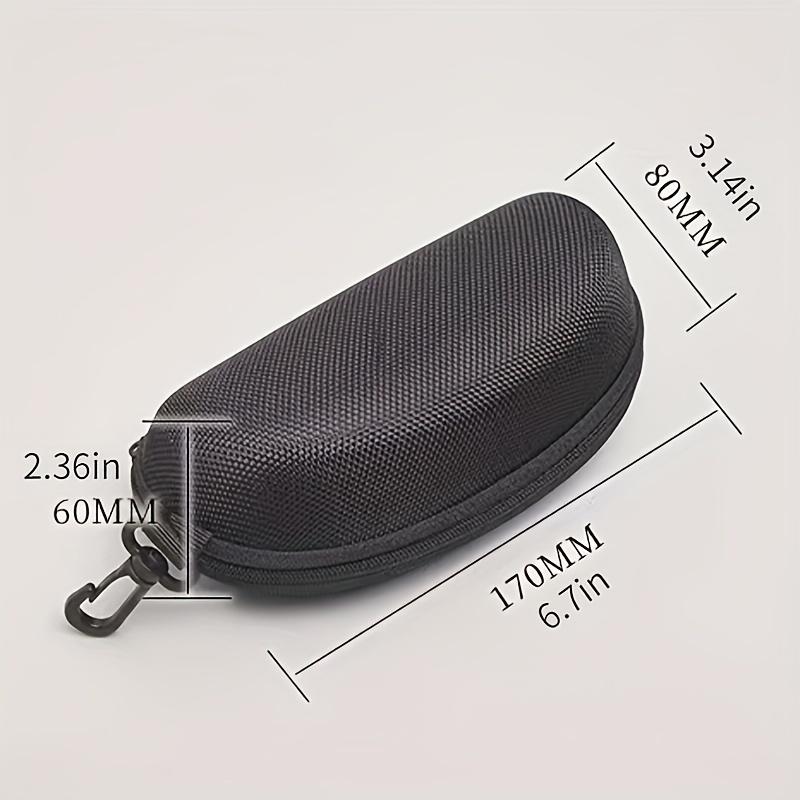 6Portable Hard Shell Glasses Case with Buckle Storage Box Travel Zipper Colorful Glasses Bag Unisex