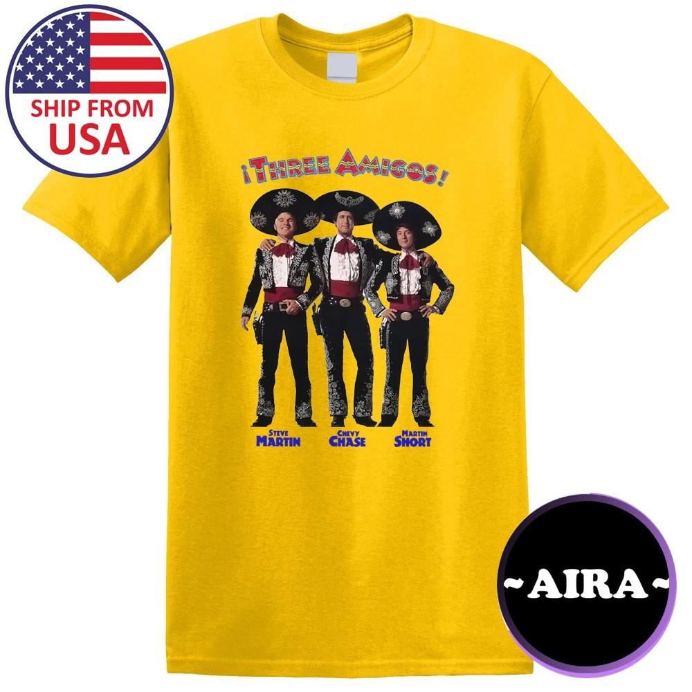 Three Amigos Retro Movie Men s Yellow Size S-5XL 3XL