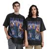 Dean Di Laurentis T-shirt Fuori dal Campus Manica Corta Lavata T-shirt Harajuku Vintage Uomo Donna Streetwear Top Stampati Magliette