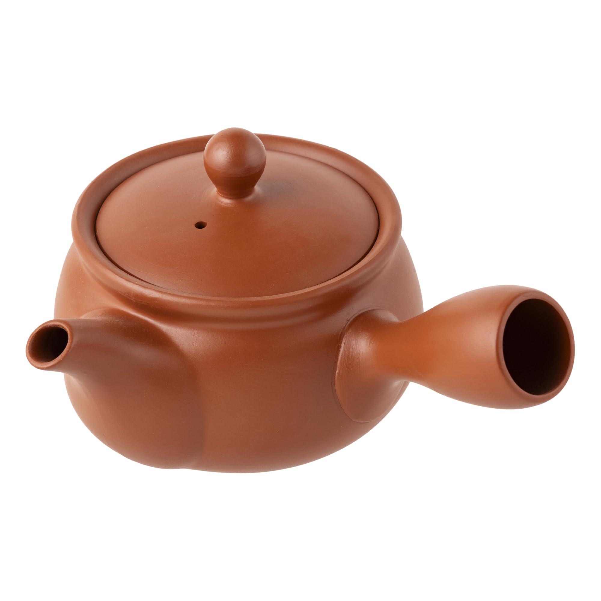 

Чайник Токонамэ-яки, Сатояма, Однотонный, 330 мл, Свежая сетка, для чая глубокой пропарки, Ходзича и Гэнмайча, Сделано в Японии, В коробке, tk021