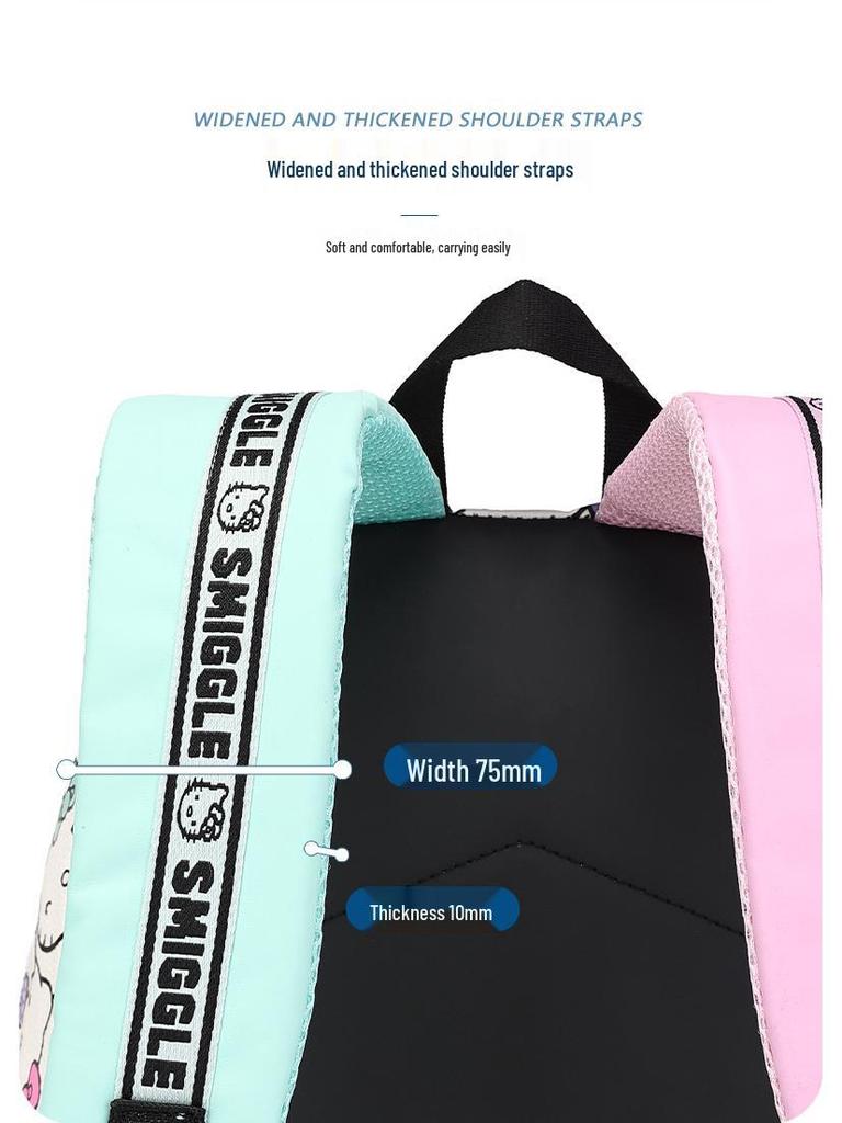 Hello Kitty Large Waterproof Student Backpack - High Capacity, Splashproof Multilayer Schoolbag for Girls.