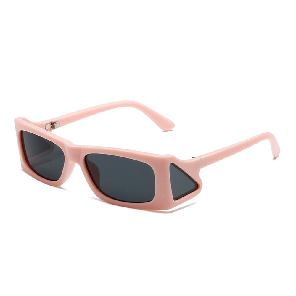 Fashion Luxury Personality Rectangular Small Frame Sunglasses Women Men Trending Punk Sun Glasses Designer Shades Black Eyewear