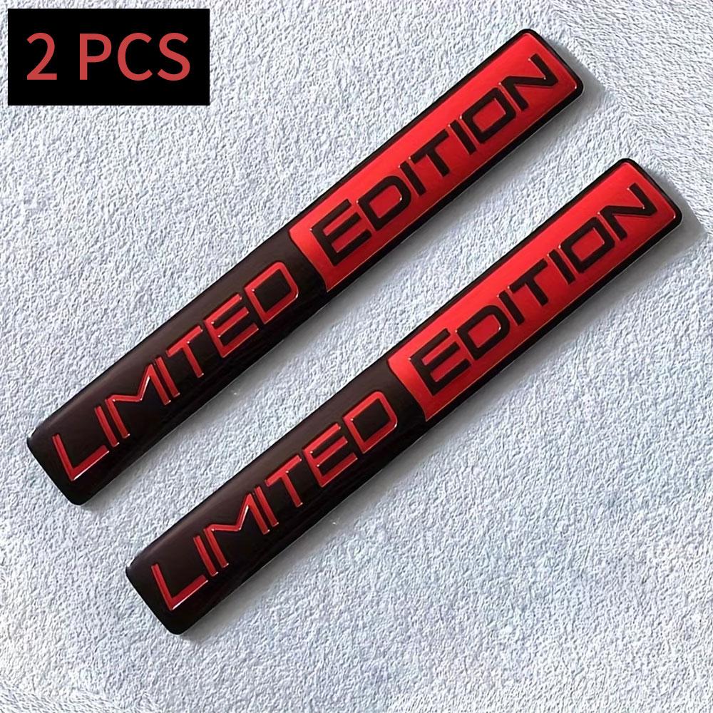 Limited Edition Emblem 3D Metal Badges Decal Motorcycle Sticker Auto Racing Sport Emblem for Rear Trunk Side Fender Car Motor