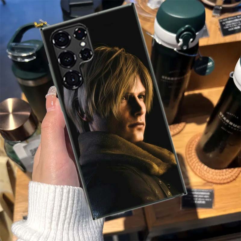 

Leon Kennedy Resident Evil 4 Cases Phone Case for Samsung Galaxy S26 Ultra S25 Edge S24 S23 FE S21 Plus S20 S22 S10 Cover TPU Ca Samsung S20 Ultra