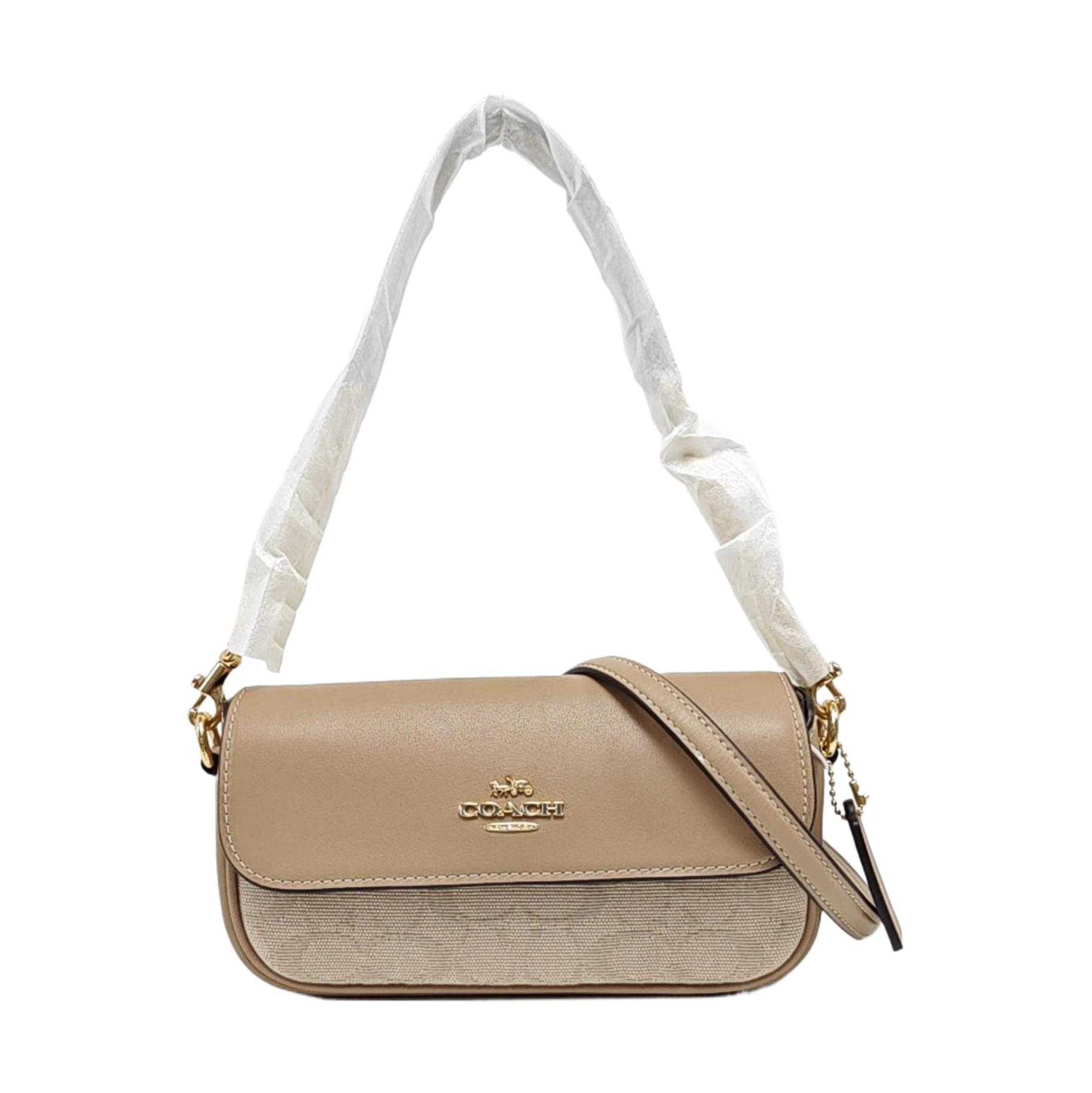 [Pre-Owned] Hailey 20 Signature Print Coated Canvas And Leather Shoulder Bag - Very Good #16VJ2R5 ONE SIZE