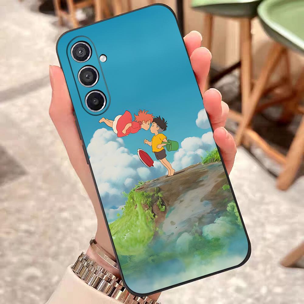 

Movie Cute-PonyoES Phone Case For Samsung S26 S25 Edge S24 S23 S22 S21 S20 Ultra Plus Fe Galaxy Silicon Cover Galaxy S23 Ultra