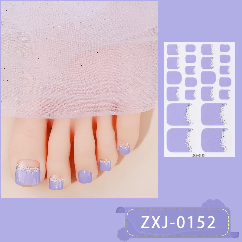 Toe Manicure Stickers Summer Daisy Toe Nail Stickers Flower Nail Art Stickers