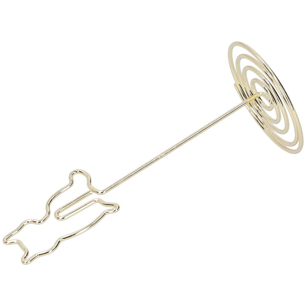 10Pcs Electroplating Metal Cat Photo Table Clip Gold Desktop Message Clip  Home Decorations