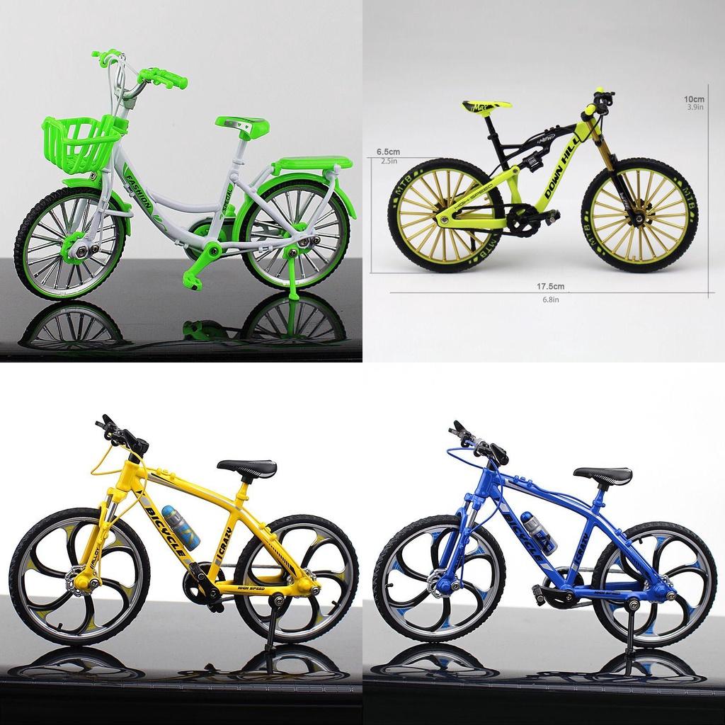 Exquisite Alloy Simulation Bicycle Model Ornaments Mini Bike Collectible Gift