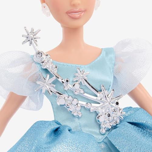 Mattel Disney Princess Cinderella Platinum Doll (Disney 100th Anniversary Celebration) Ages 6 and Up (HLX60)