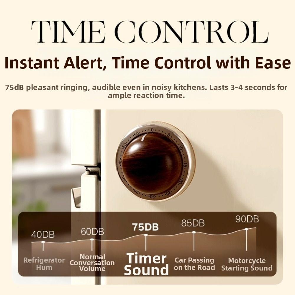 Magnetic Countdown Alarm Clock 60 Minutes Baking Reminder Children Study Timer  Learning