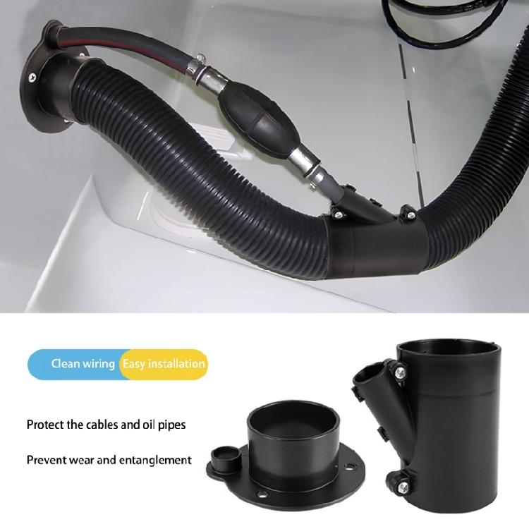 Yacht Wiring Accessories ABS Plastic Split Tube Anti Fray Cable Protector Marine Electrical Conduit for Marine Use