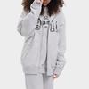 FILA Digital Letter Zipper Hoodie Jacket Unisex Jacket Ivory Gray F11U339501F-MG