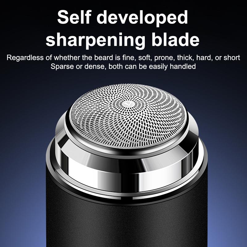 Pánský elektrický mini holicí strojek Dobíjecí Typ-C Nabíjení Do auta Přenosný LED digitální displej Holicí strojek pro mokré a suché holení Muži Ženy Domácí holicí strojek