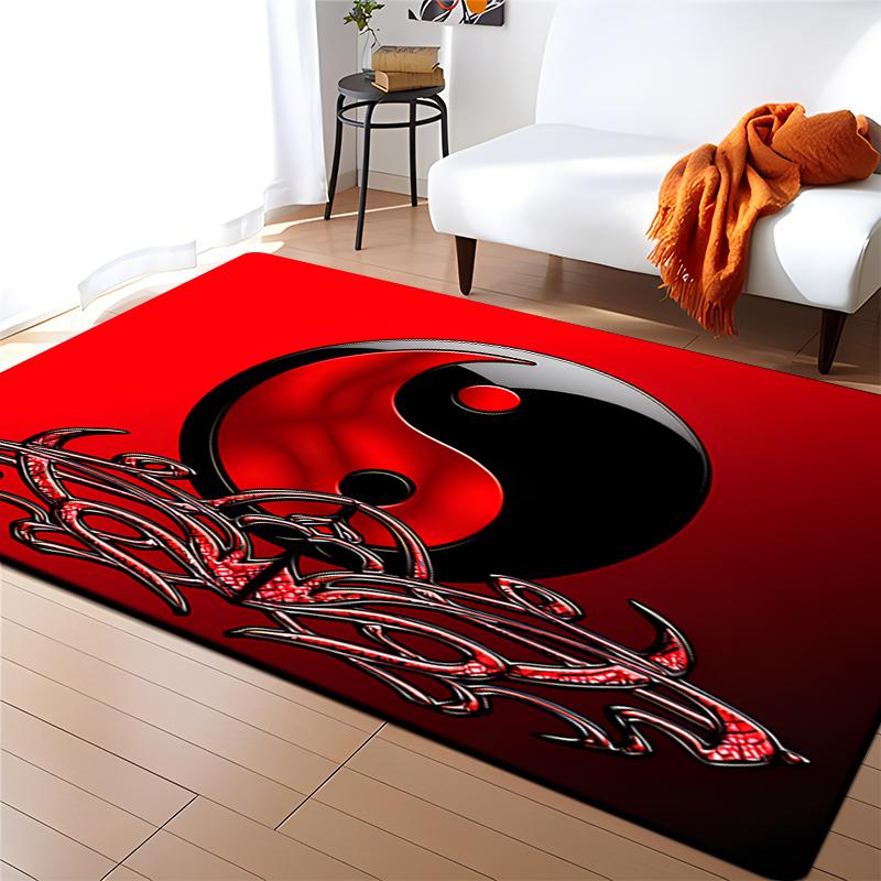 Moderní čínské Tai Chi Bagua Yin Yang Koberec do obývacího pokoje Koberec pro děti Play Home Deco Floor Mats E-sports Židle Koberce