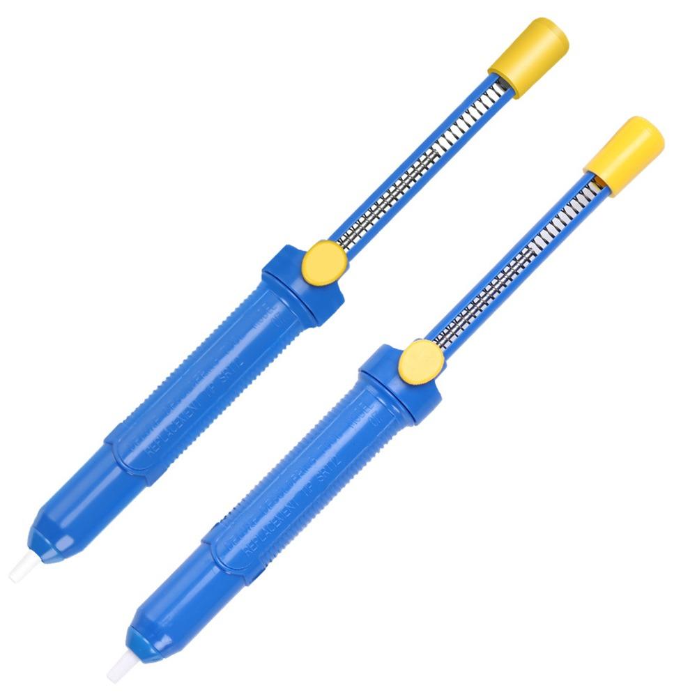2Pcs Strong Suction Power Solder Sucker Manual Solder Extractor  Welding Tools Accessories