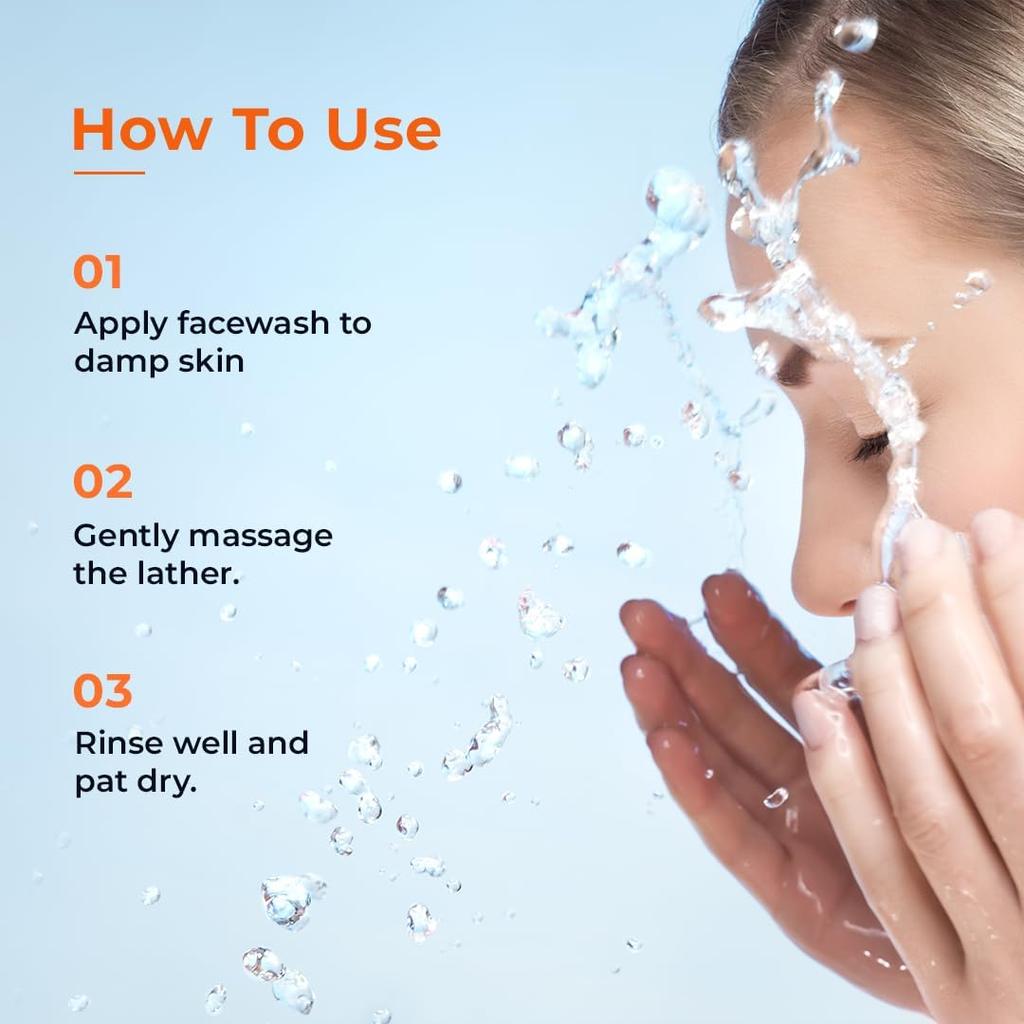 WOW Skin Science Japanese Yuzu Vitamin C Ceramide Face Wash 150ml Pack For Glowing, Strengthened Skin