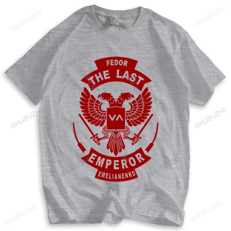 

FEDOR EMELIANENKO MMA LOGO T-shirt Korean Style Brand Cotton teeshirt Drop Shipping summer fashion t-shirt XL