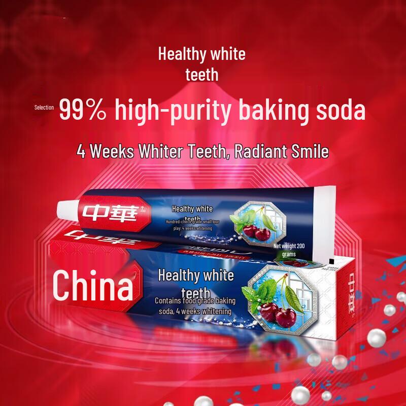 Zhonghua Dazzling Fruit Baking Soda Toothpaste 3-Pack
