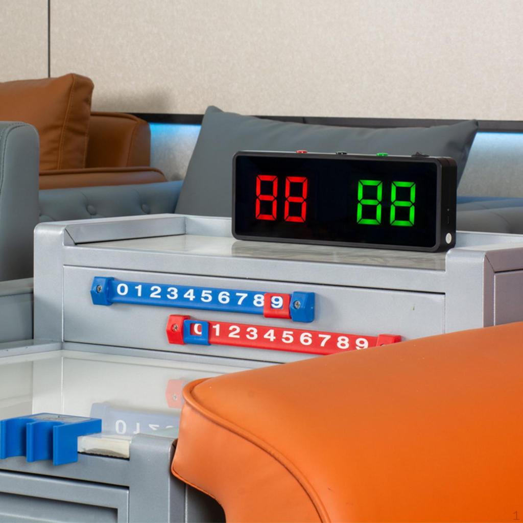 Electronic Billiards Scoreboard Digital Sturdy 10.2x3.7x1.2inch Multipurpose for Indoor