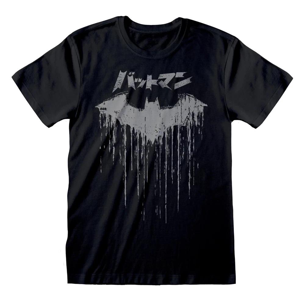 Dc Comics Batunisex Distressed Japanese Shirt Merchandise Shirt New M