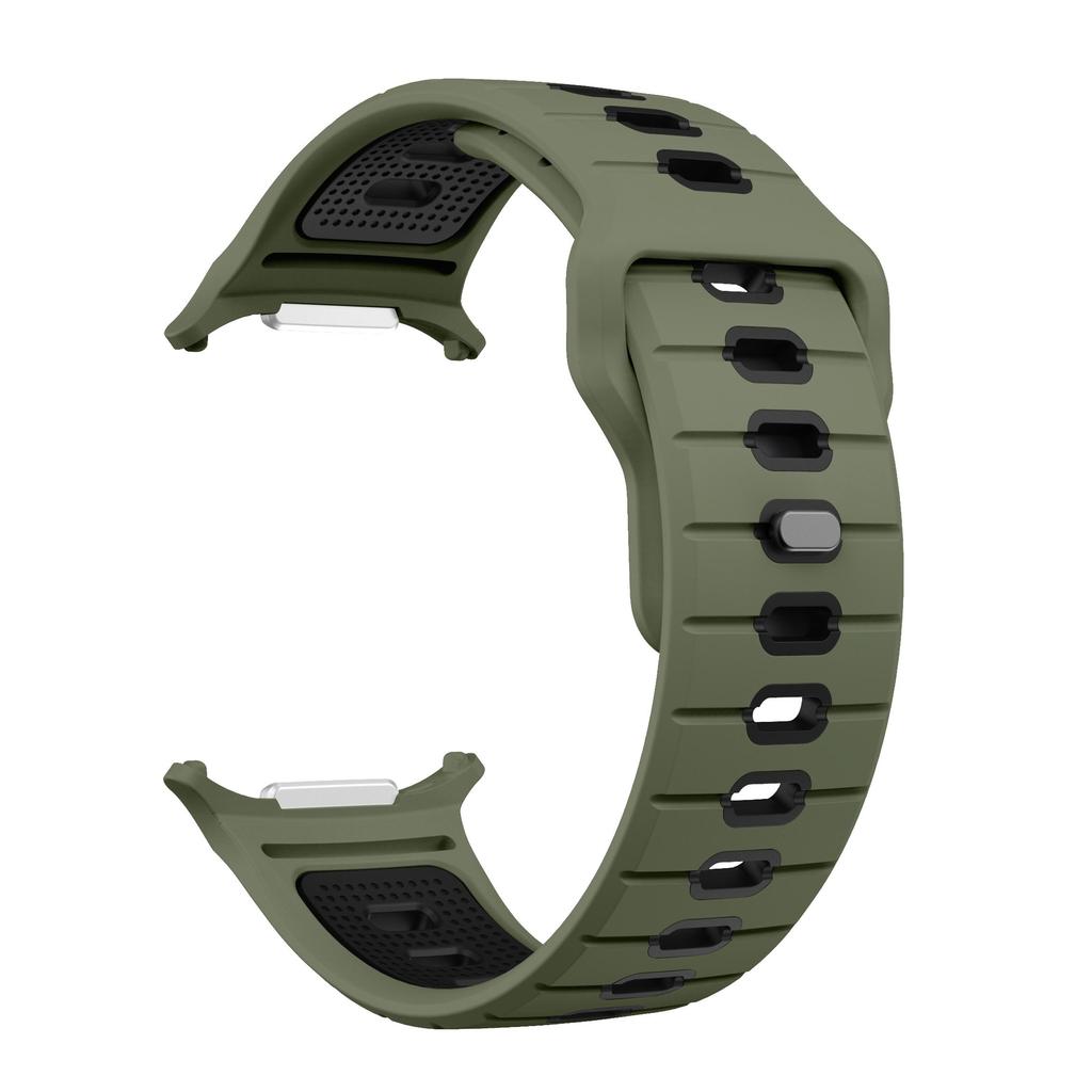 Sport Band for Samsung Galaxy Watch Ultra 47mm Replacement Strap Bracelet for Galaxy Watch Ultra Two Tone Silicone Wristband