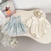 Baby Girl Spring Romper Princess Bodysuit Dress Set for Crawling